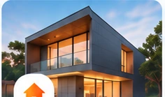 Residência com arquitetura moderna